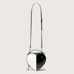 Stoney Clover Lane x Disney Black and White Heart Crossbody Bag